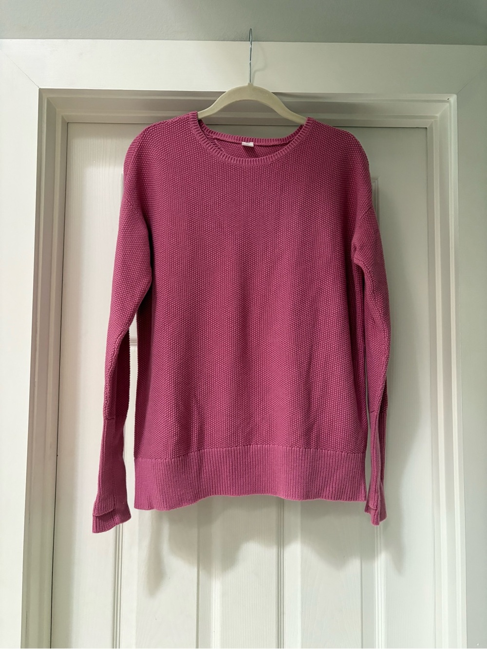 lululemon athletica Rose Pink Crewneck Knit Sweater